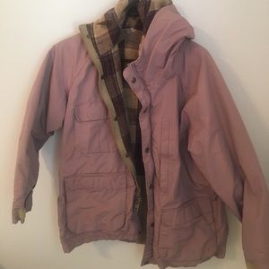The woolrich pink coat